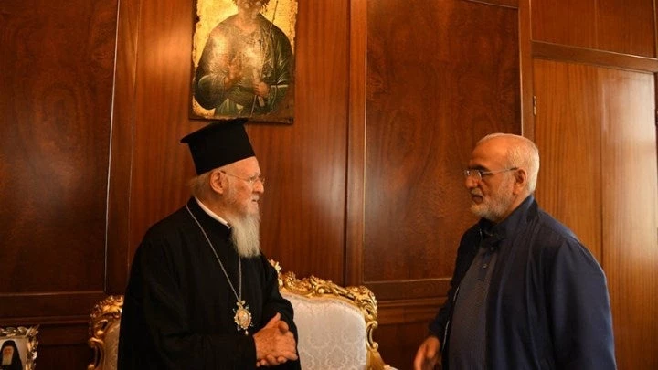 Ο Ιβάν Σαββίδης στον Πατριάρχη Βαρθολομαίο (εικόνες)
